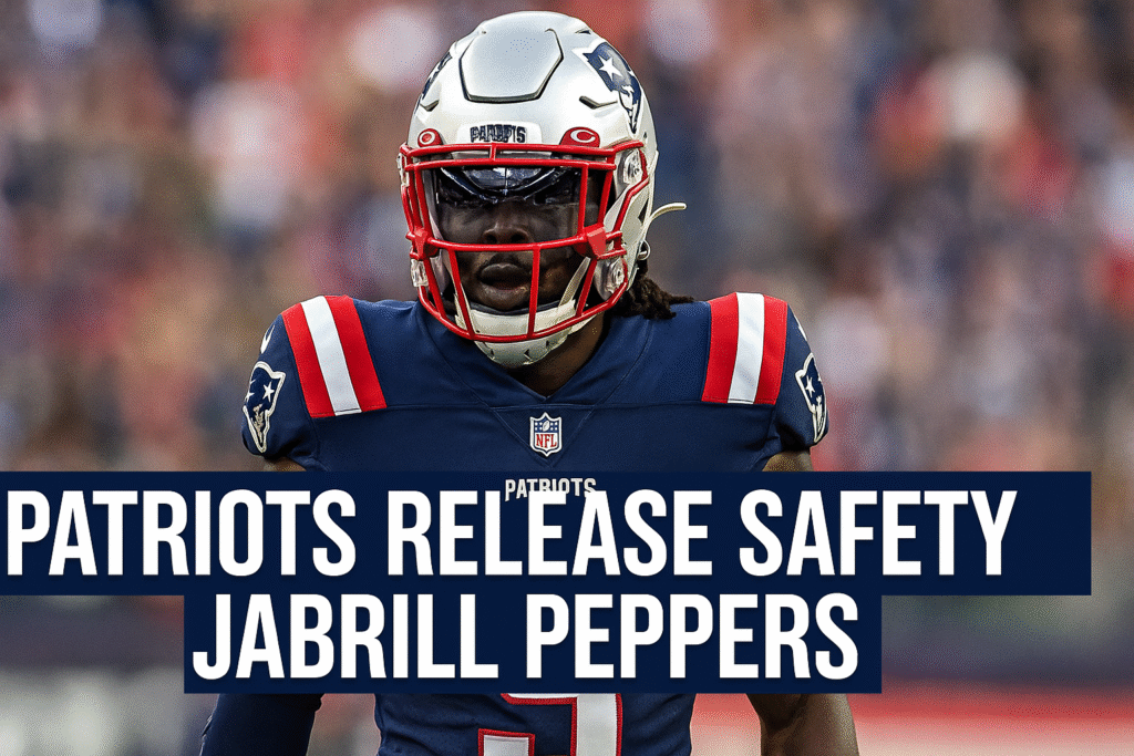 Patriots RelePatriots Release Safety Jabrill Peppersase Safety Jabrill Peppers